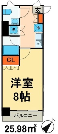カスタリア日本橋の物件間取画像
